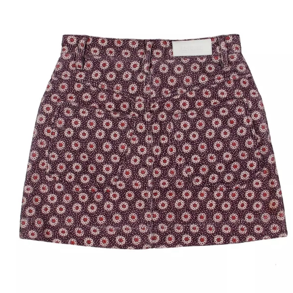 RE/Done retro corduroy mini skirt